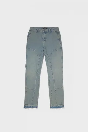 FLARED CARPENTER JEANS ISLAND BLUE