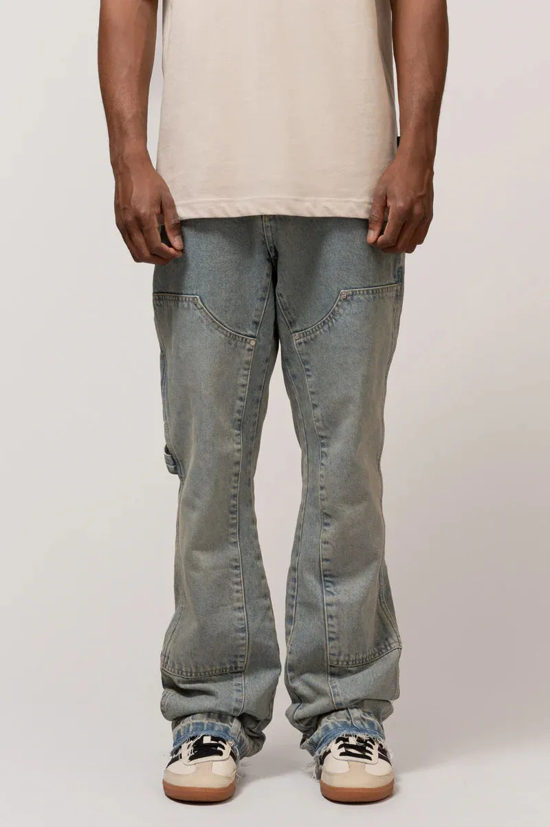 FLARED CARPENTER JEANS ISLAND BLUE