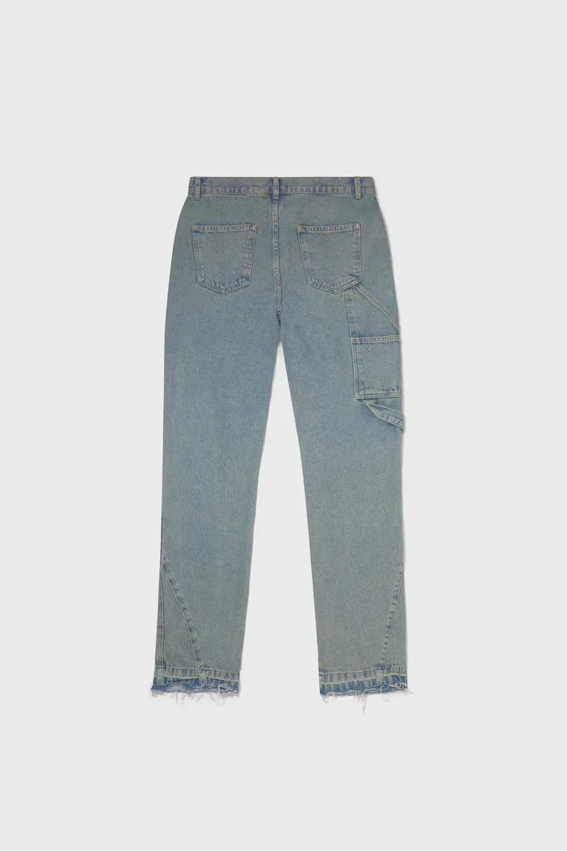 FLARED CARPENTER JEANS ISLAND BLUE