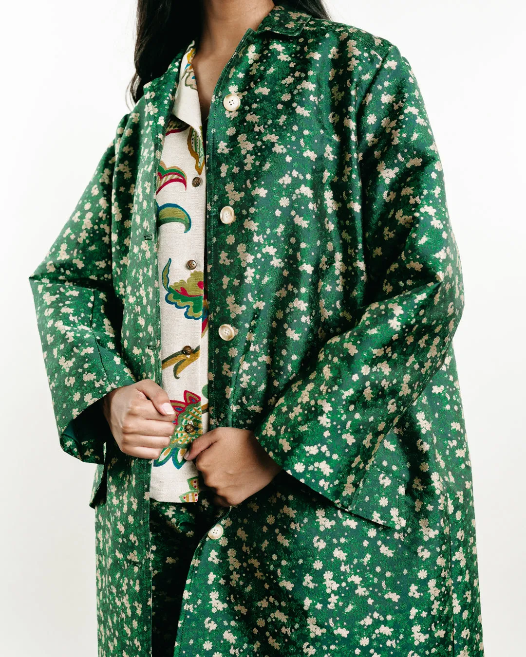 Floral Car Coat
