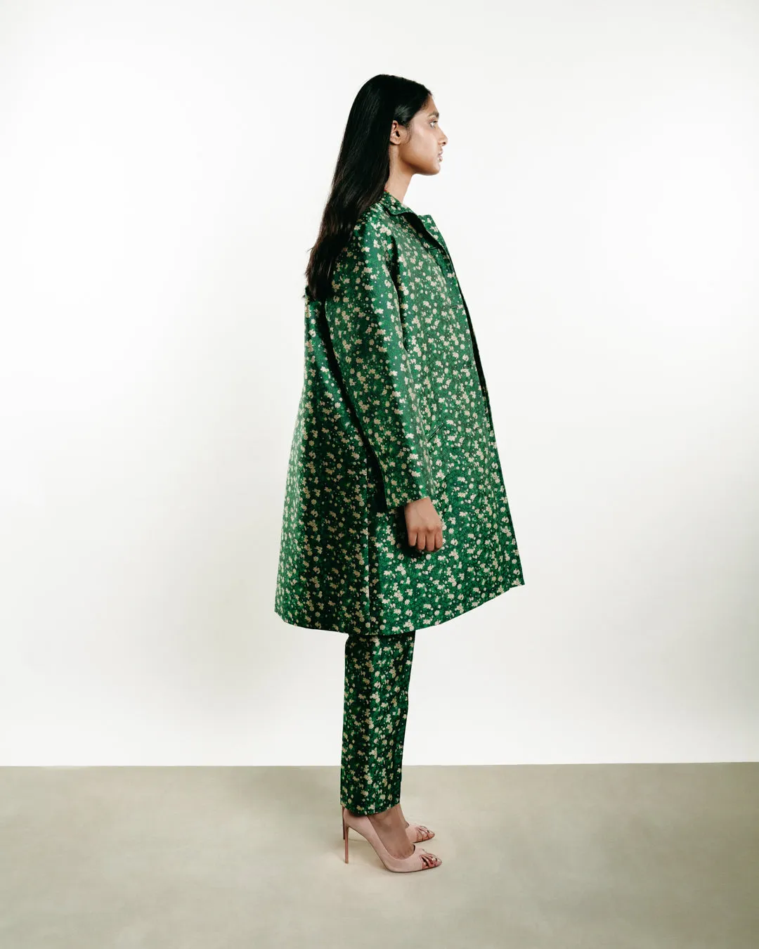 Floral Car Coat