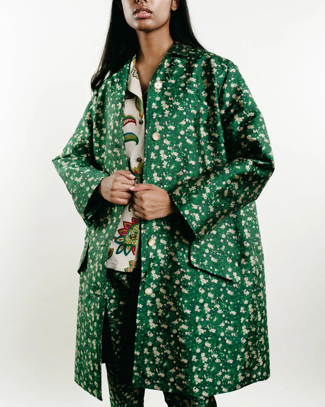 Floral Car Coat
