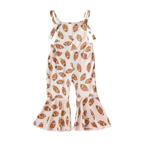 Football Flared Toddler Jumpsuit