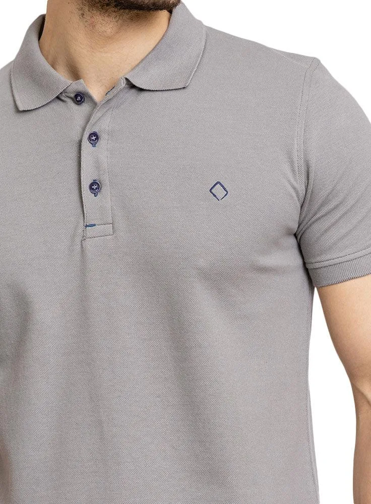 Forest Grey Basic Polo