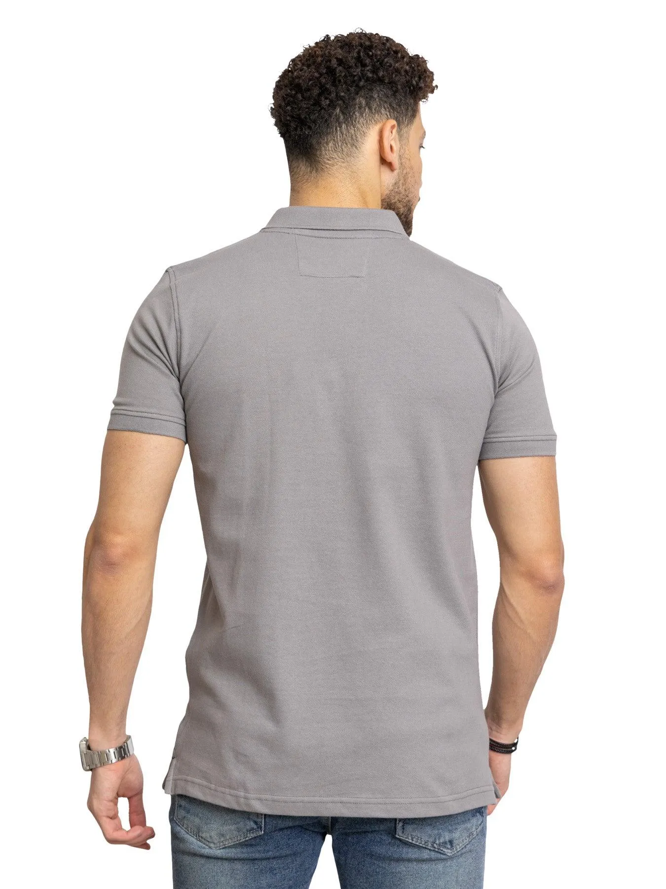 Forest Grey Basic Polo