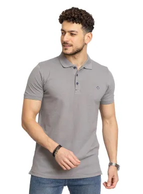 Forest Grey Basic Polo