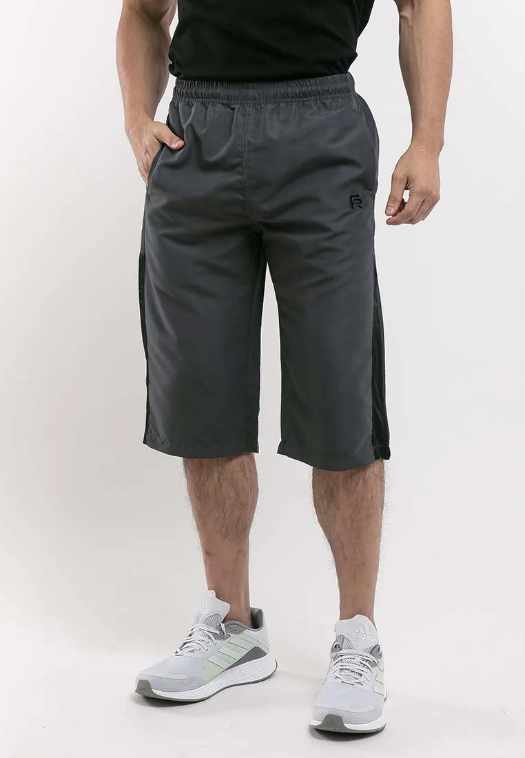 Forest Plus Size Elastic 3 Quarter Pants Shorts Men Casual Short Pants Men | Seluar Pendek Lelaki 3 Suku - PL65816