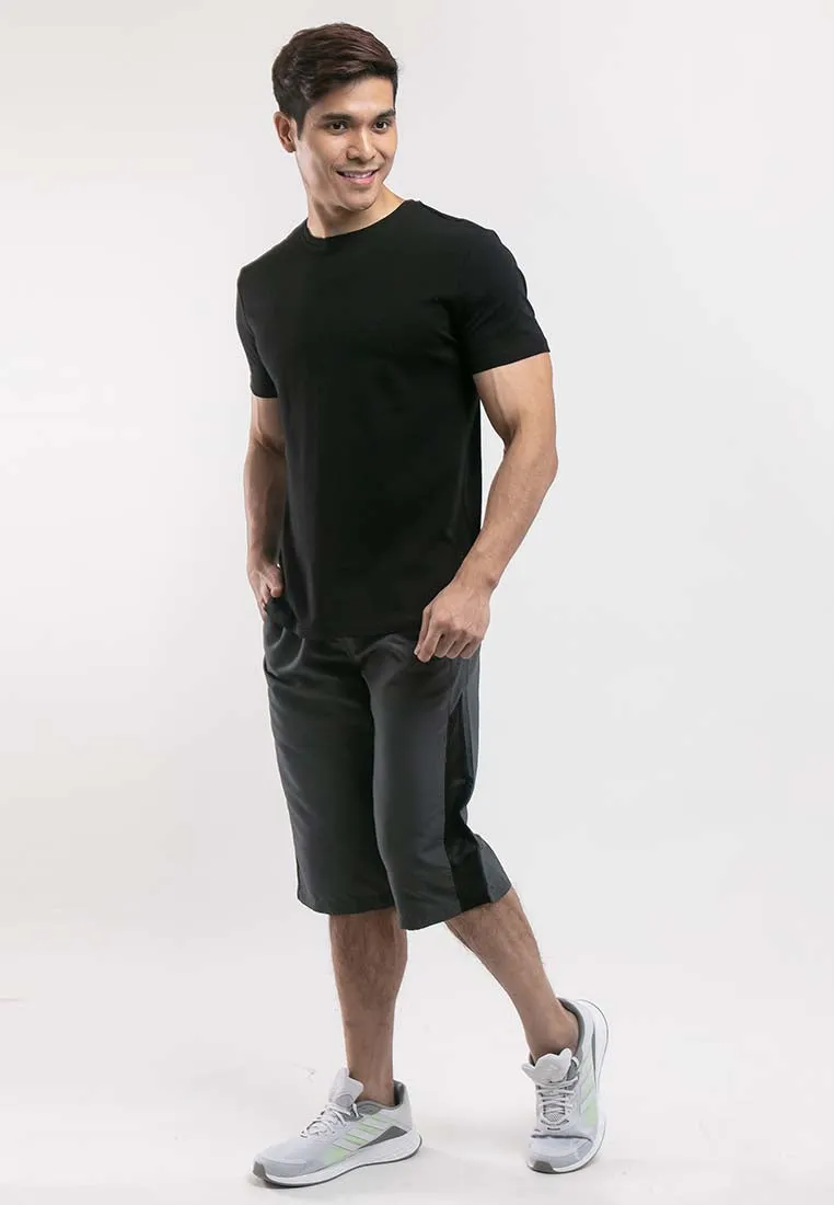 Forest Plus Size Elastic 3 Quarter Pants Shorts Men Casual Short Pants Men | Seluar Pendek Lelaki 3 Suku - PL65816