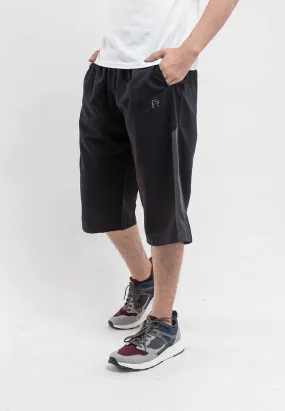 Forest Plus Size Elastic 3 Quarter Pants Shorts Men Casual Short Pants Men | Seluar Pendek Lelaki 3 Suku - PL65816