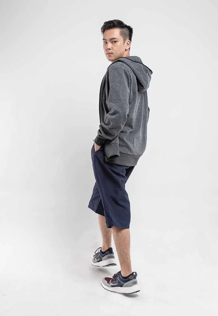 Forest Plus Size Elastic 3 Quarter Pants Shorts Men Casual Short Pants Men | Seluar Pendek Lelaki 3 Suku - PL65816