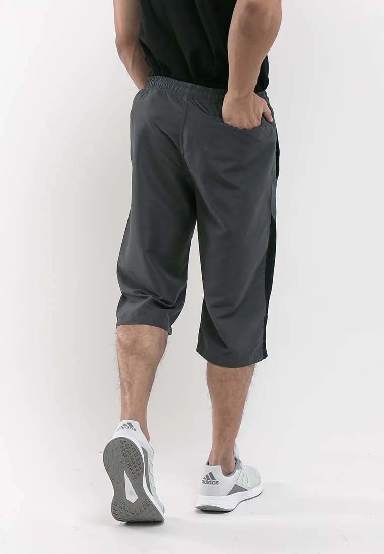 Forest Plus Size Elastic 3 Quarter Pants Shorts Men Casual Short Pants Men | Seluar Pendek Lelaki 3 Suku - PL65816