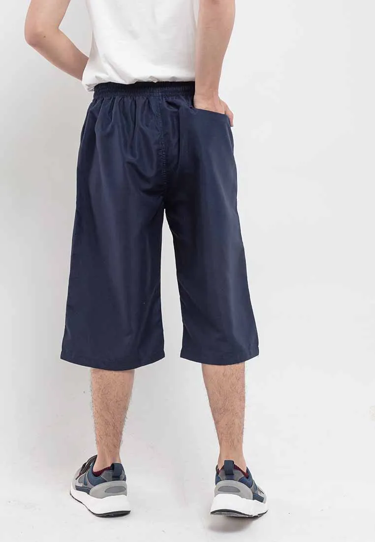 Forest Plus Size Elastic 3 Quarter Pants Shorts Men Casual Short Pants Men | Seluar Pendek Lelaki 3 Suku - PL65816