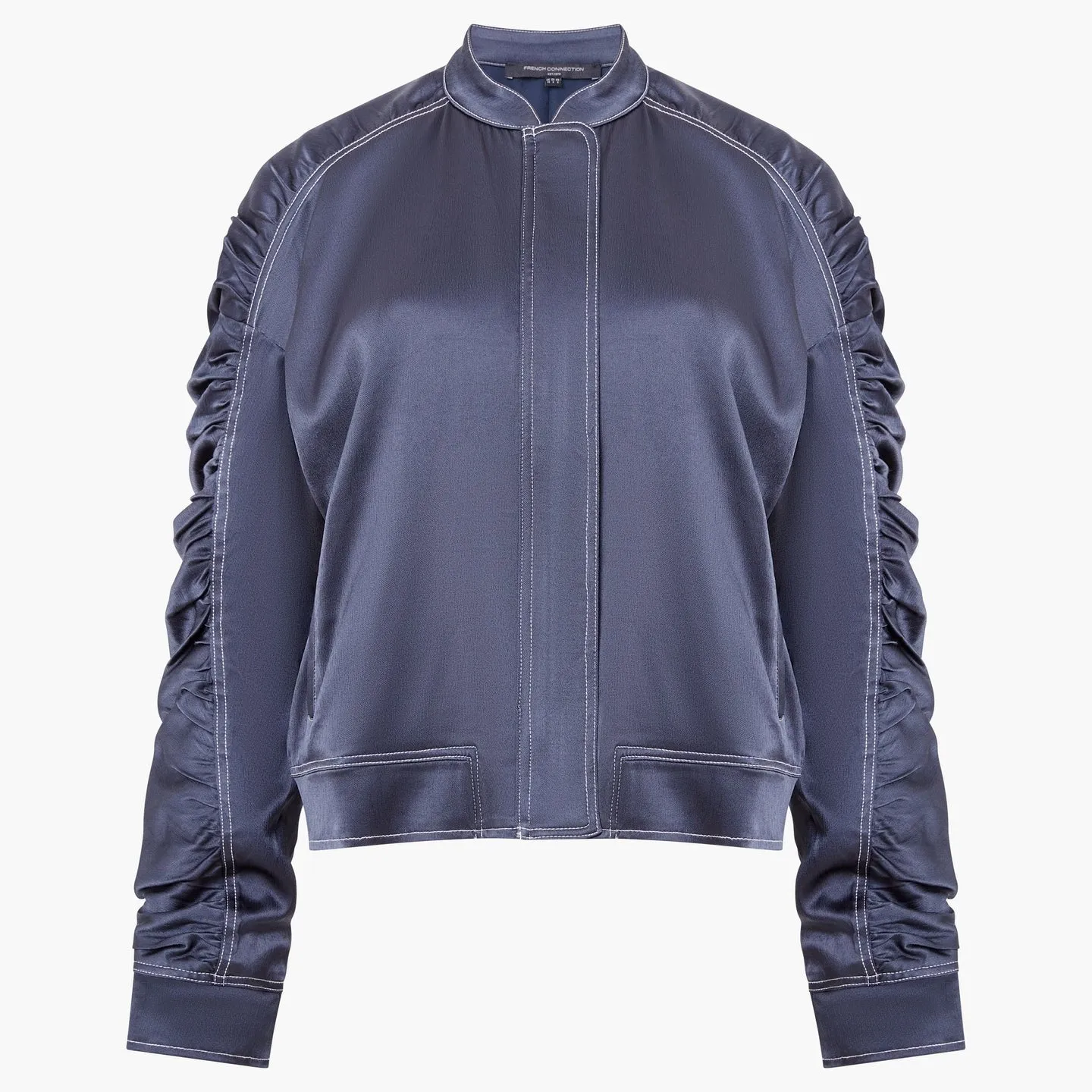 French Connection Akita Satin Stretch Jacket