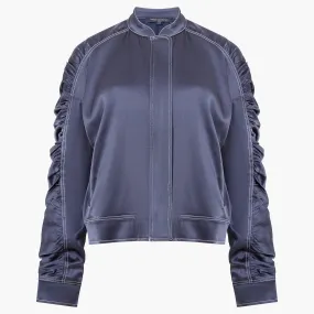 French Connection Akita Satin Stretch Jacket