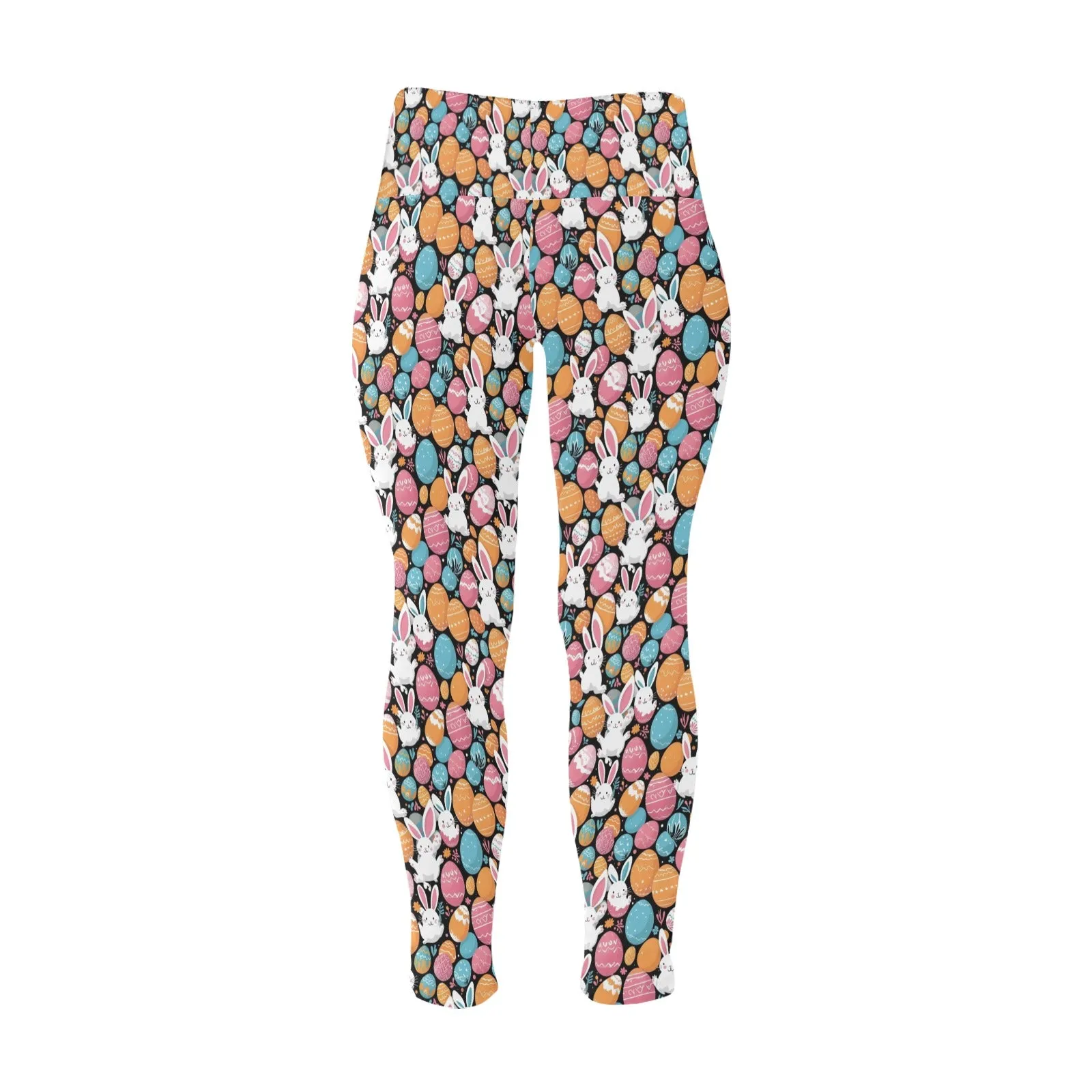 Fun Bunny Women's Plus Size High Waited Leggings Women's High Waist Leggings(Plus Size)(ModelL45)