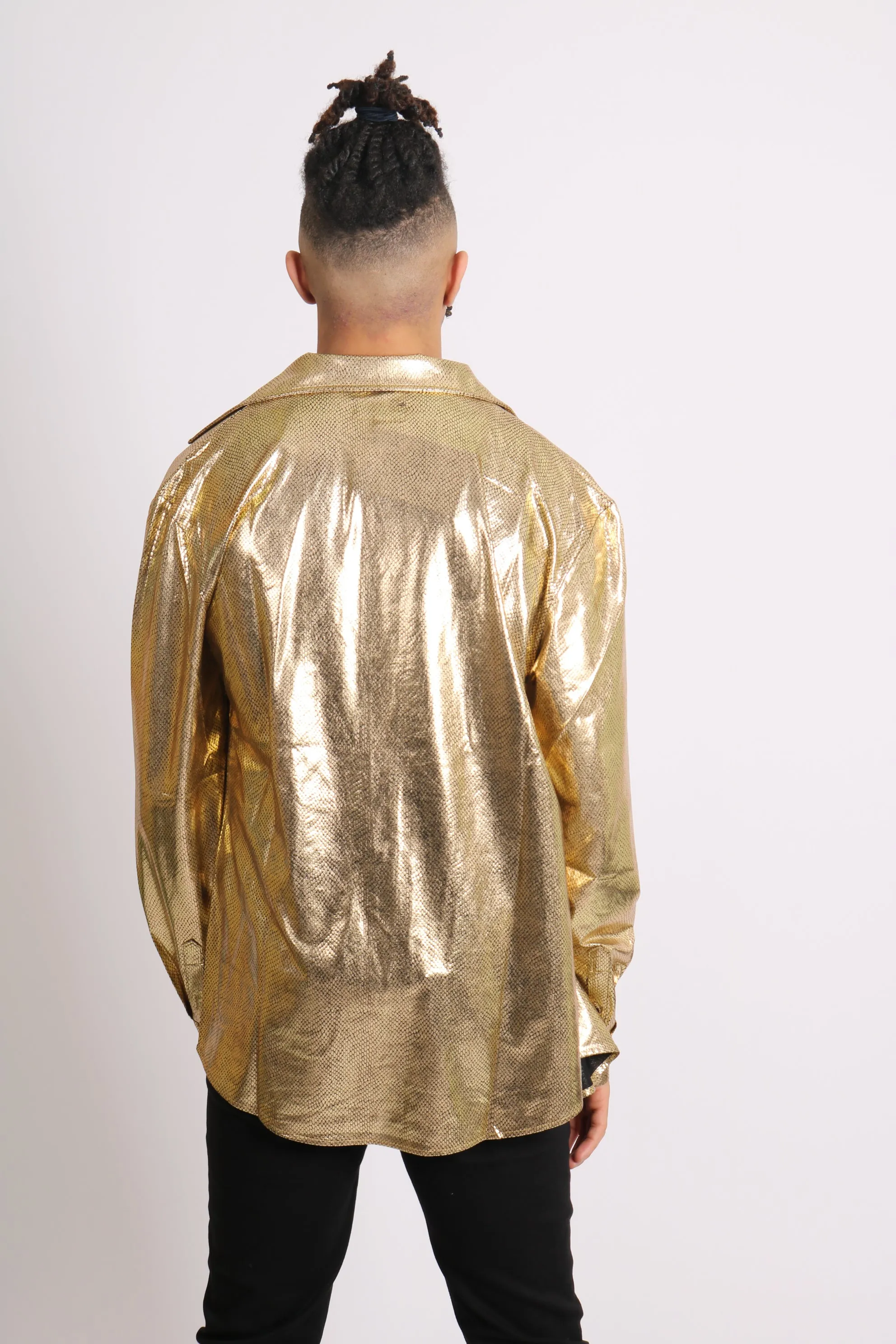 Gold Metallic Party Shirt