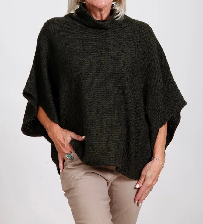 Goose Island 1165 Cowl Neck Poncho (13 Colours)