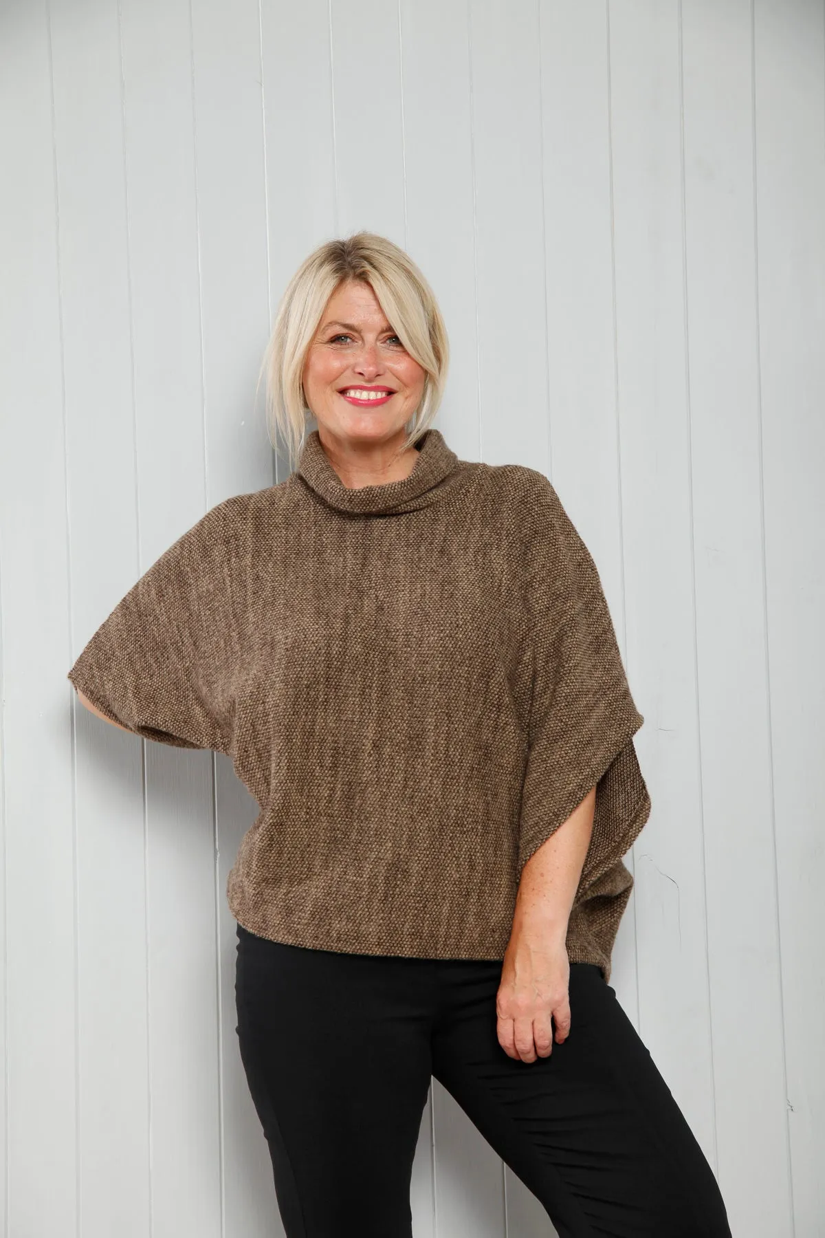 Goose Island 1165 Cowl Neck Poncho (13 Colours)
