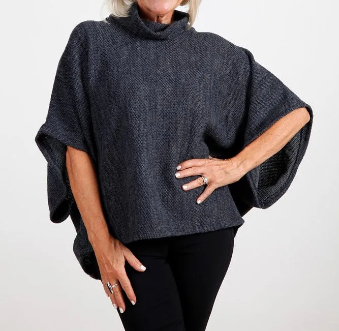 Goose Island 1165 Cowl Neck Poncho (13 Colours)