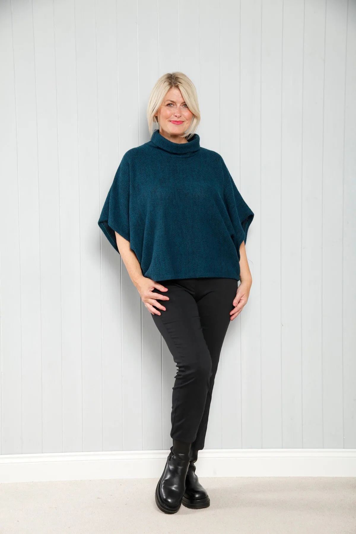 Goose Island 1165 Cowl Neck Poncho (13 Colours)