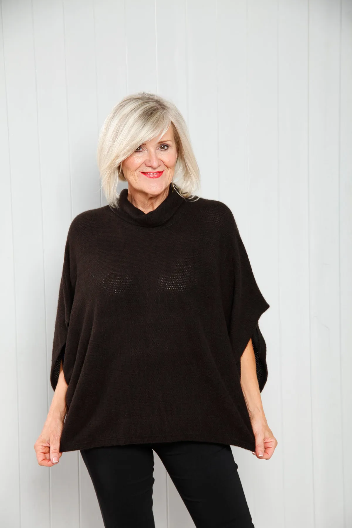 Goose Island 1165 Cowl Neck Poncho (13 Colours)