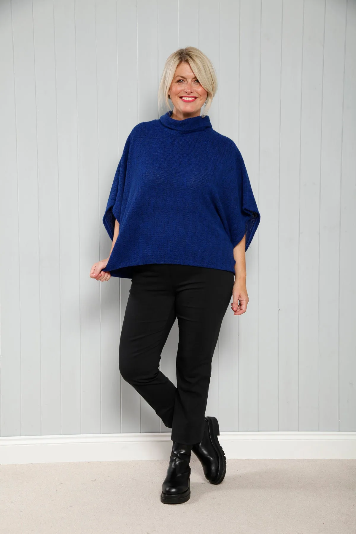 Goose Island 1165 Cowl Neck Poncho (13 Colours)