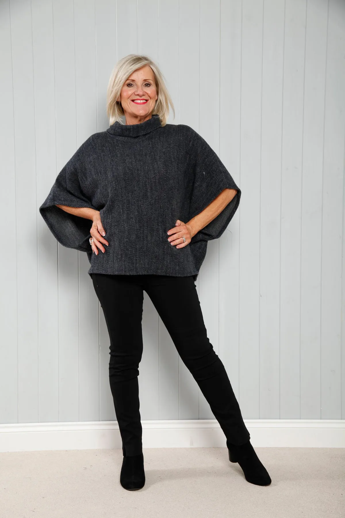 Goose Island 1165 Cowl Neck Poncho (13 Colours)