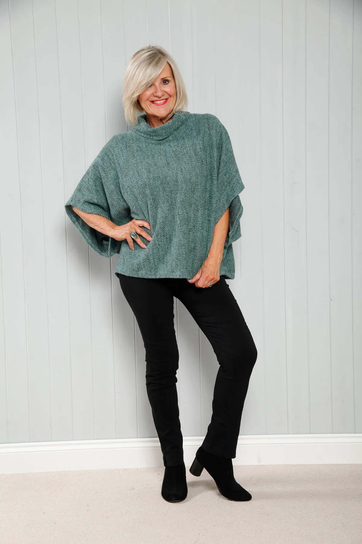 Goose Island 1165 Cowl Neck Poncho (13 Colours)