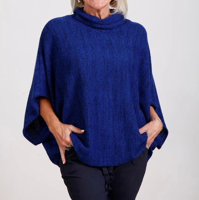 Goose Island 1165 Cowl Neck Poncho (13 Colours)