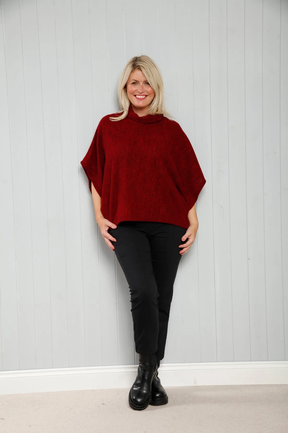 Goose Island 1165 Cowl Neck Poncho (13 Colours)