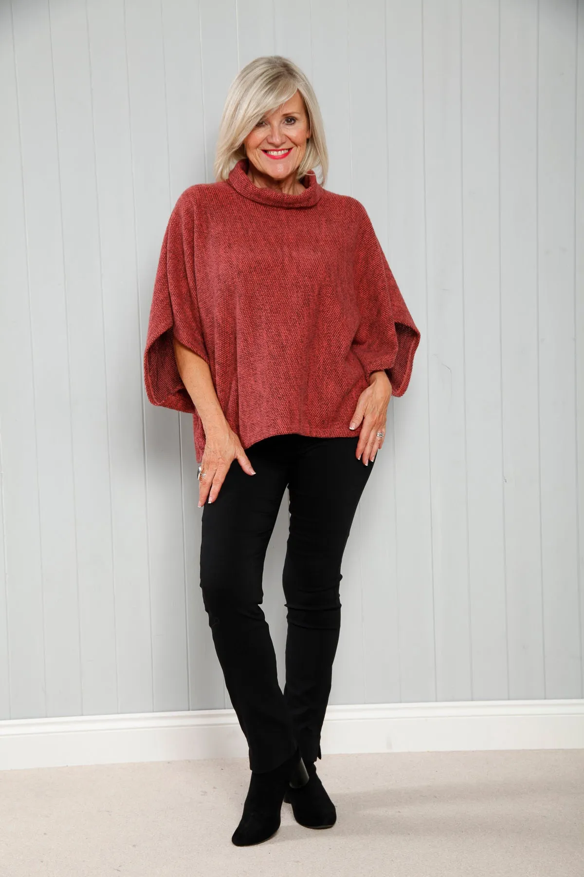 Goose Island 1165 Cowl Neck Poncho (13 Colours)