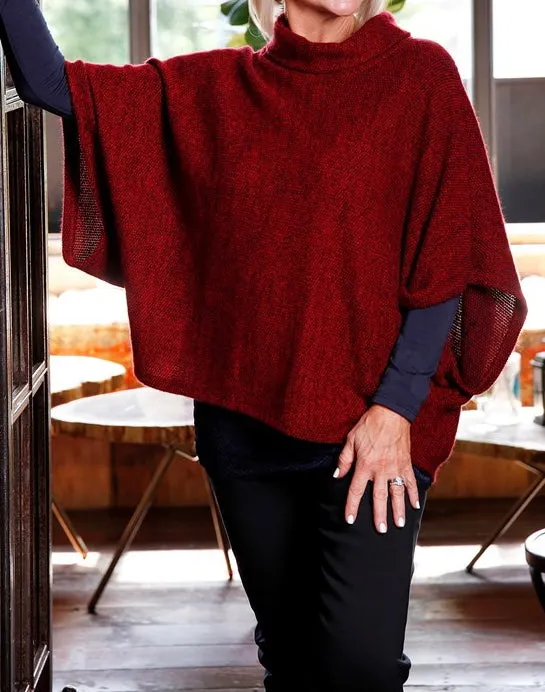 Goose Island 1165 Cowl Neck Poncho (13 Colours)