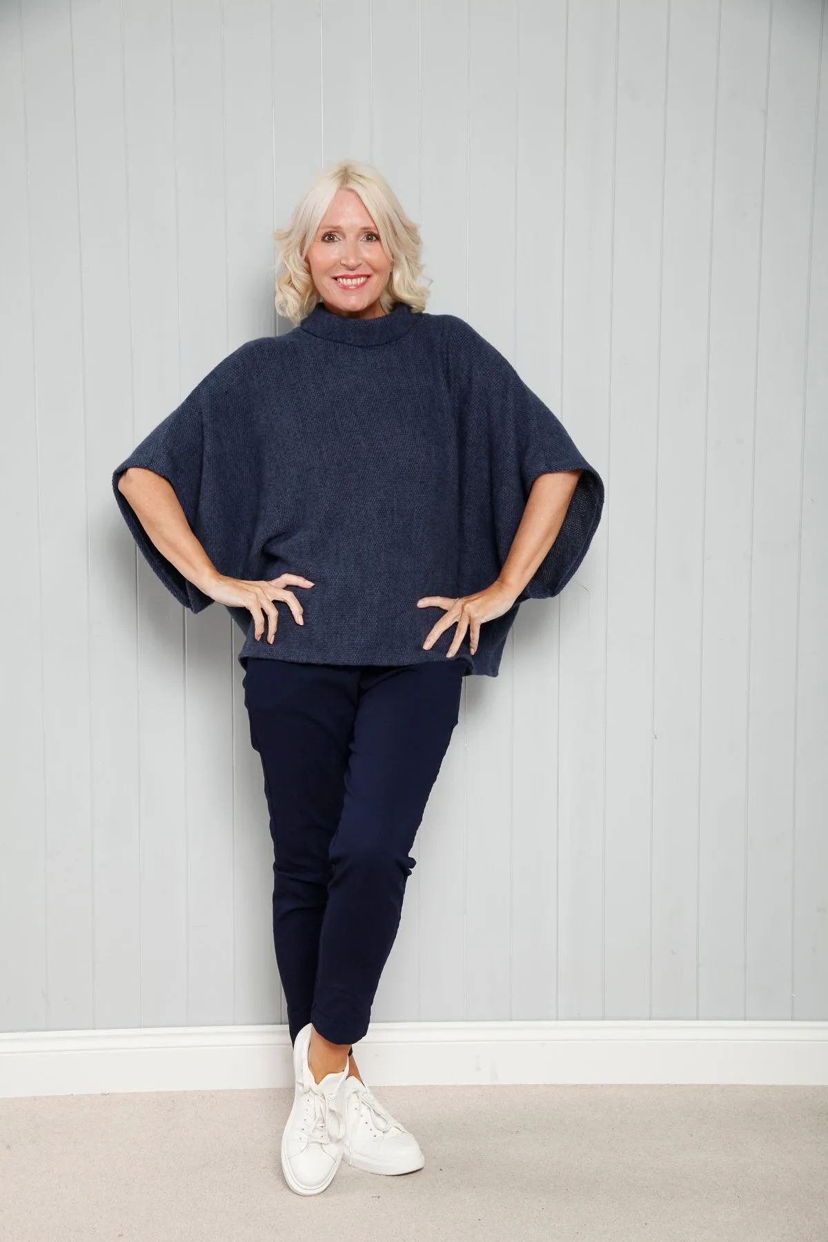Goose Island 1165 Cowl Neck Poncho (13 Colours)