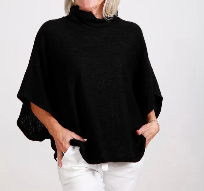 Goose Island 1165 Cowl Neck Poncho (13 Colours)