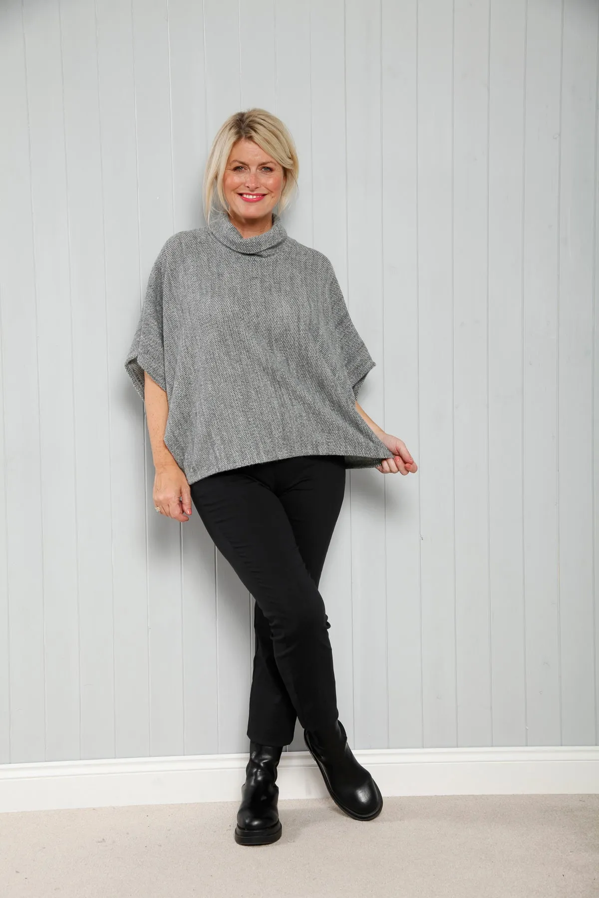 Goose Island 1165 Cowl Neck Poncho (13 Colours)