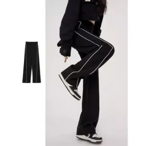 High waist loose casual pant