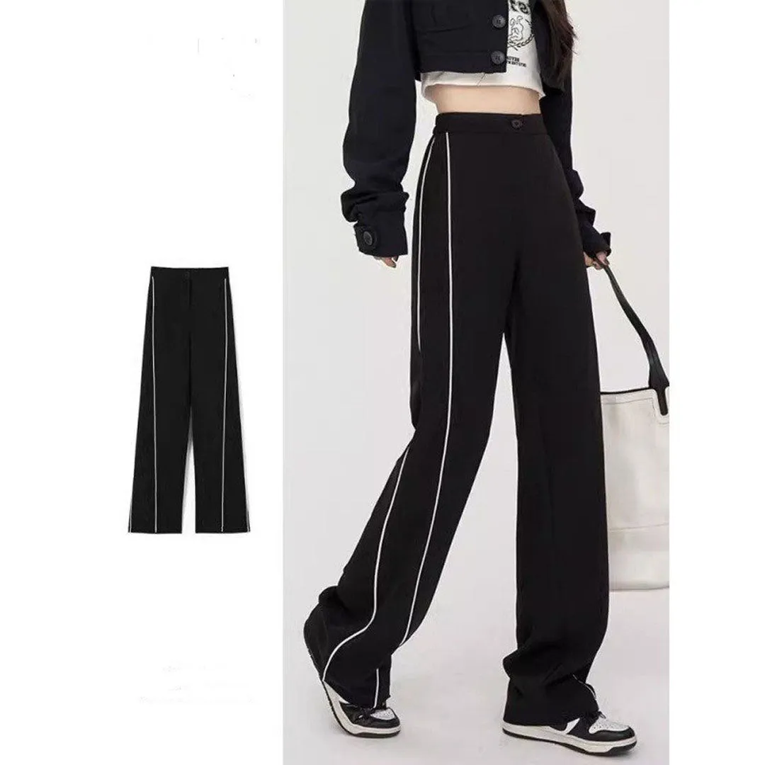 High waist loose casual pant
