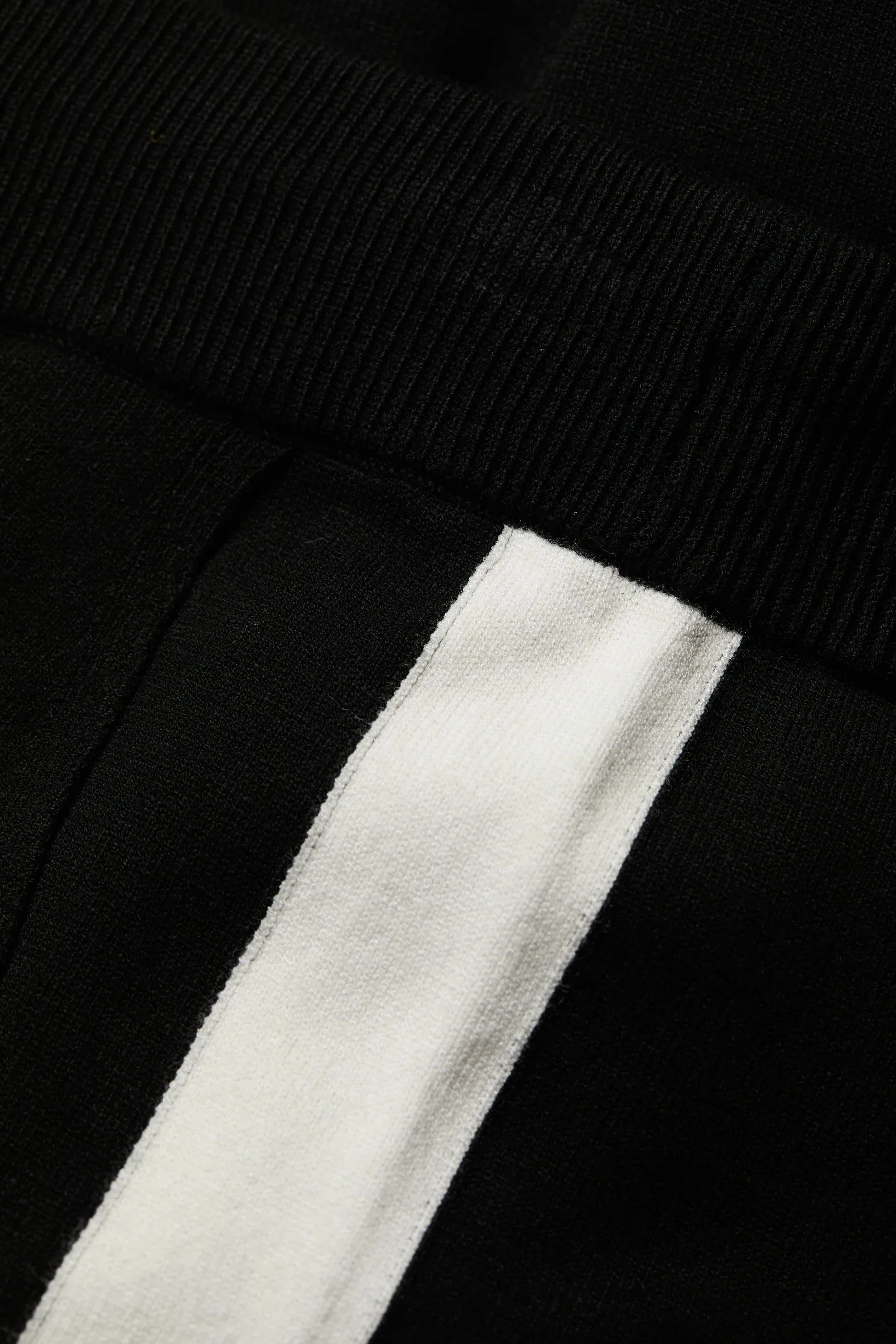 Holland Cooper Macy Knitted Joggers in Black