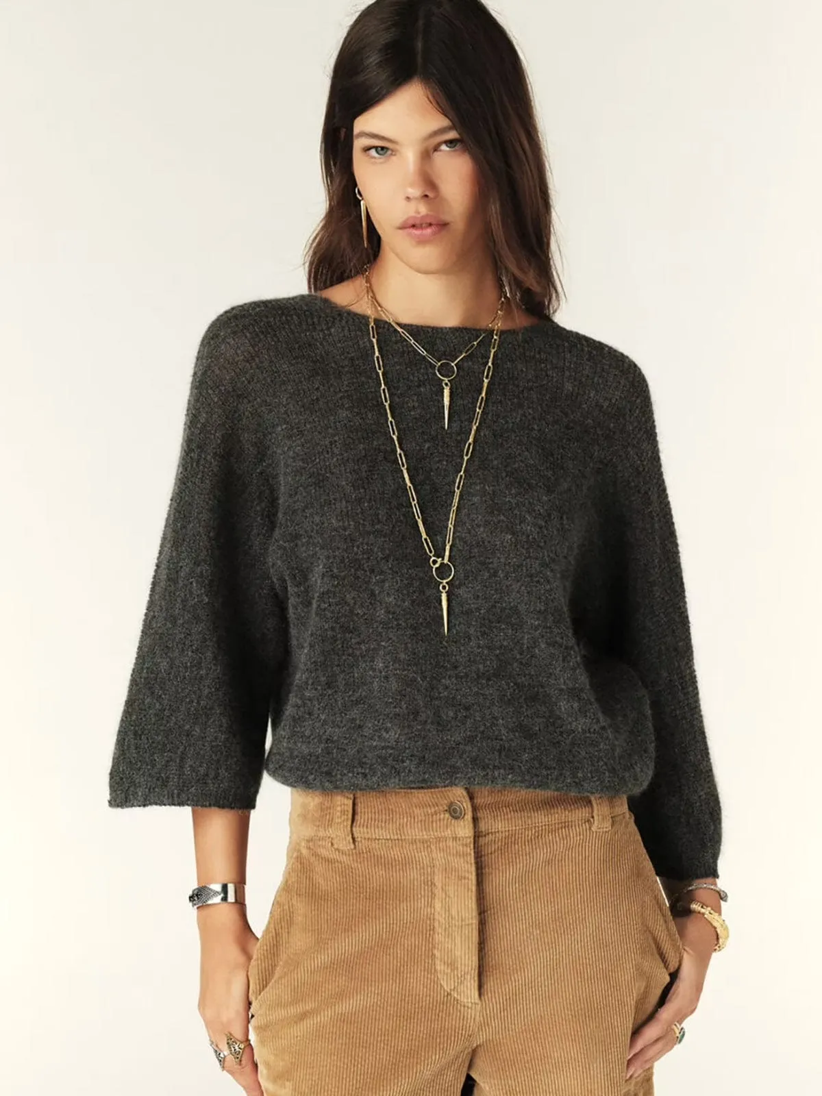 Isaac Reversible Jumper - Grey