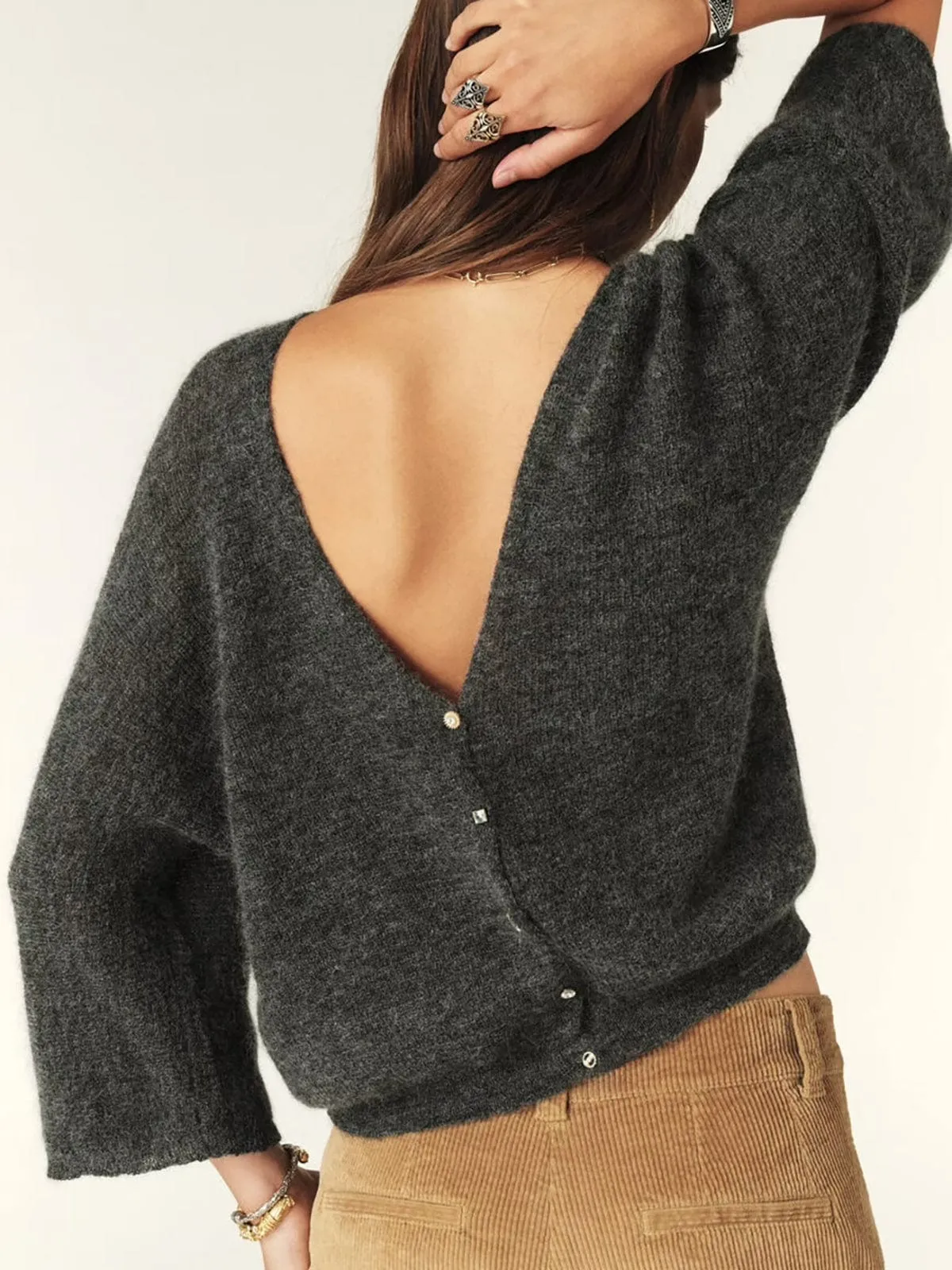 Isaac Reversible Jumper - Grey