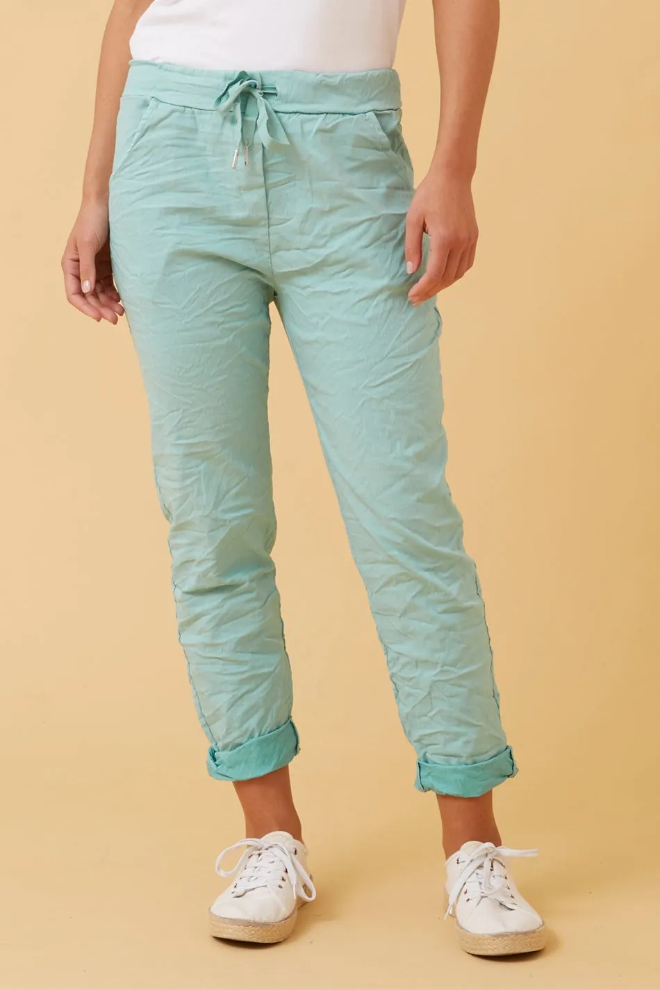 JANJA SOLID JOGGER PANTS