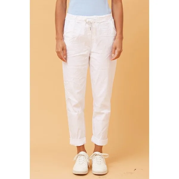JANJA SOLID JOGGER PANTS