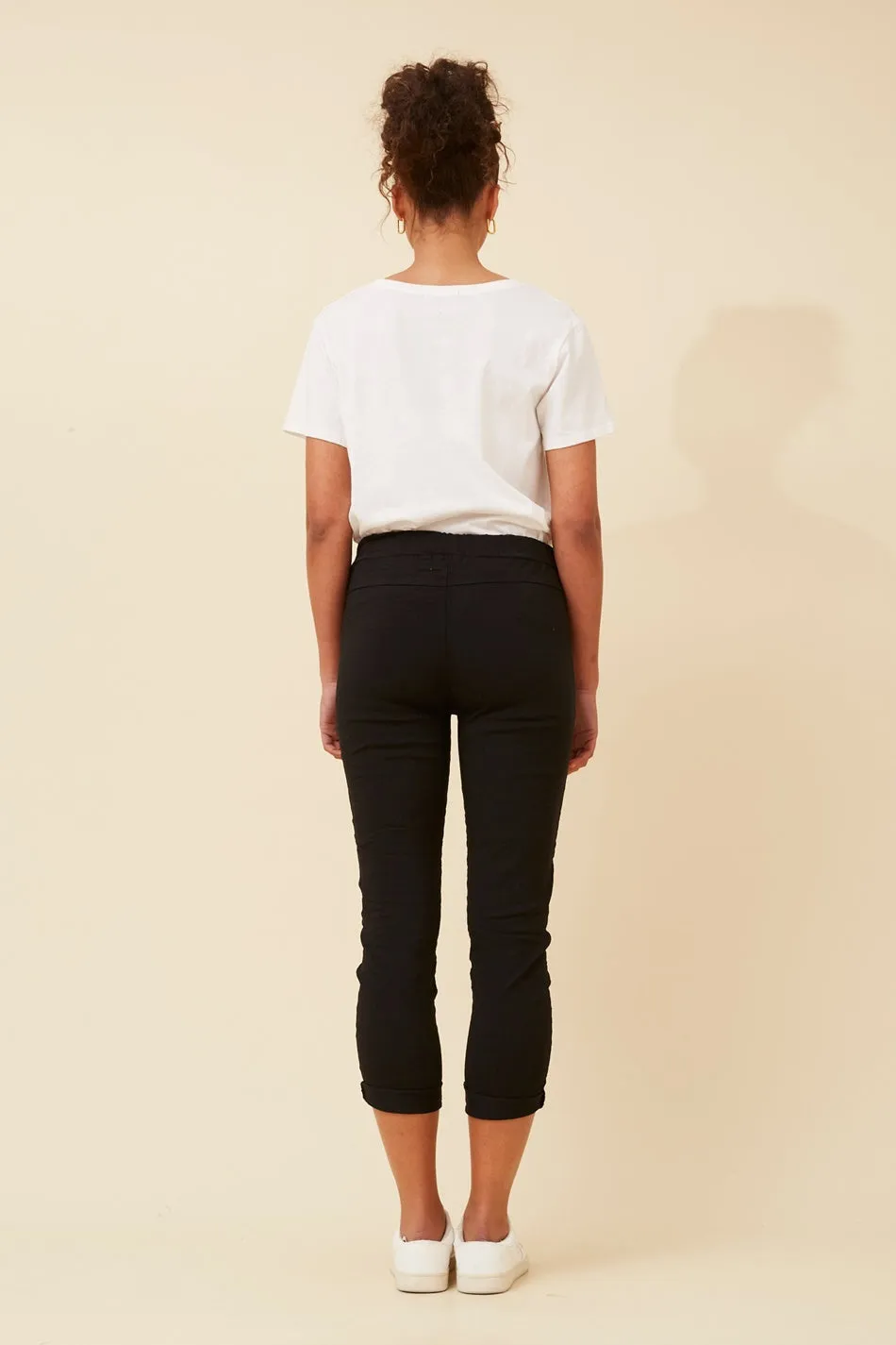JANJA SOLID JOGGER PANTS
