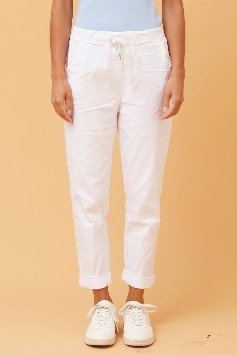 JANJA SOLID JOGGER PANTS