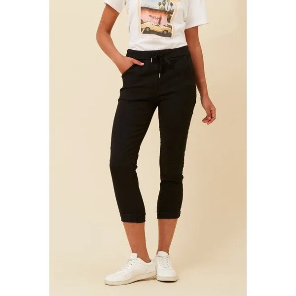 JANJA SOLID JOGGER PANTS
