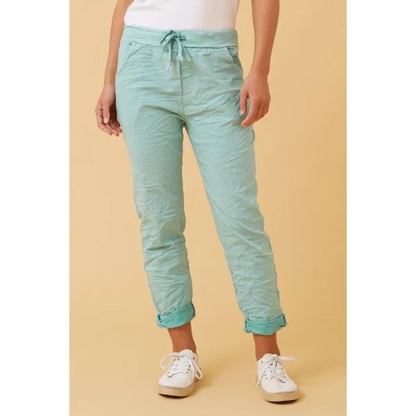 JANJA SOLID JOGGER PANTS