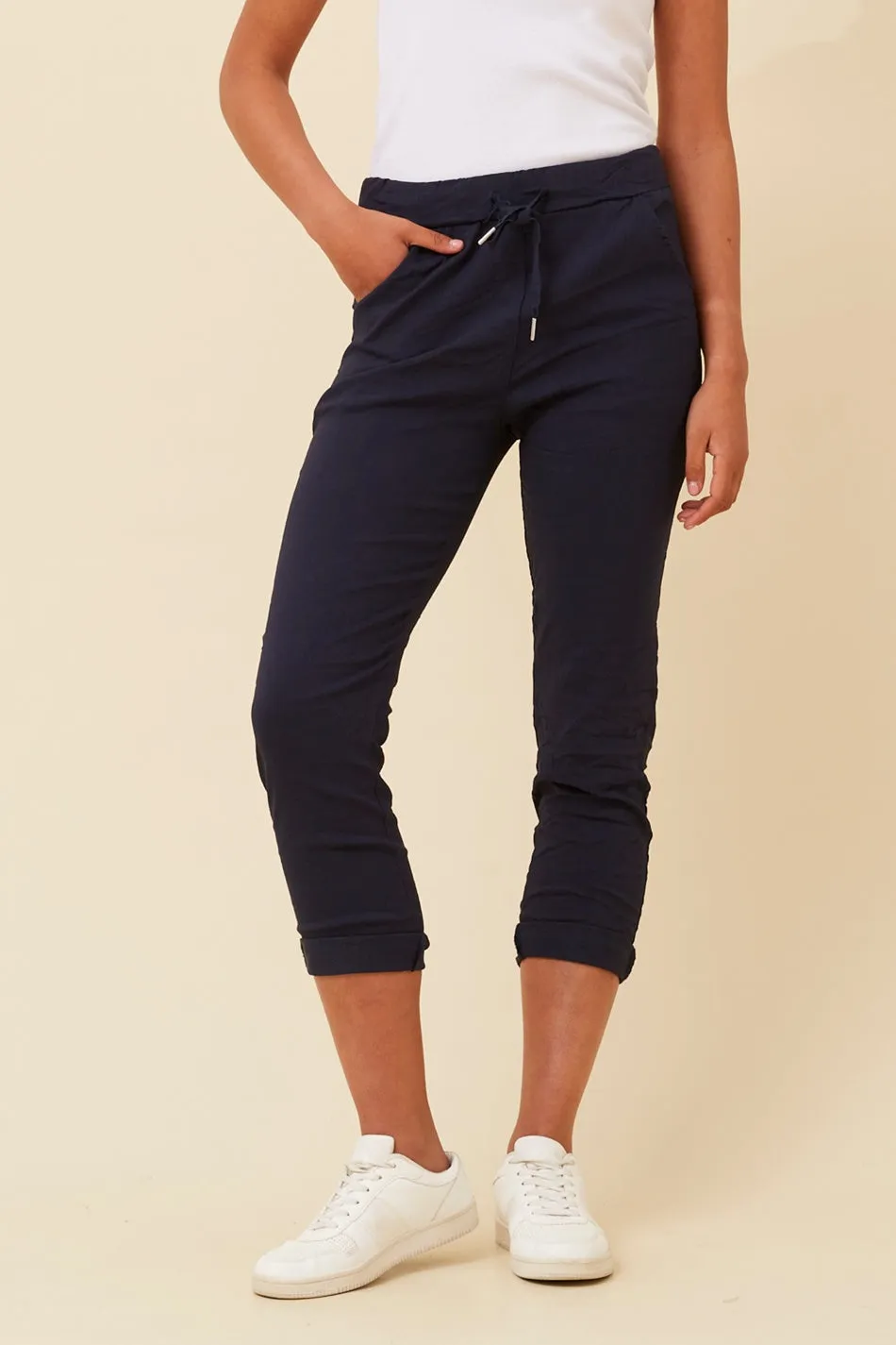 JANJA SOLID JOGGER PANTS