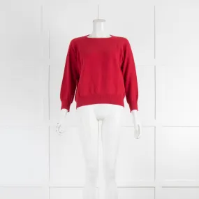 Jumper 1234 Red Cashmere Jumper