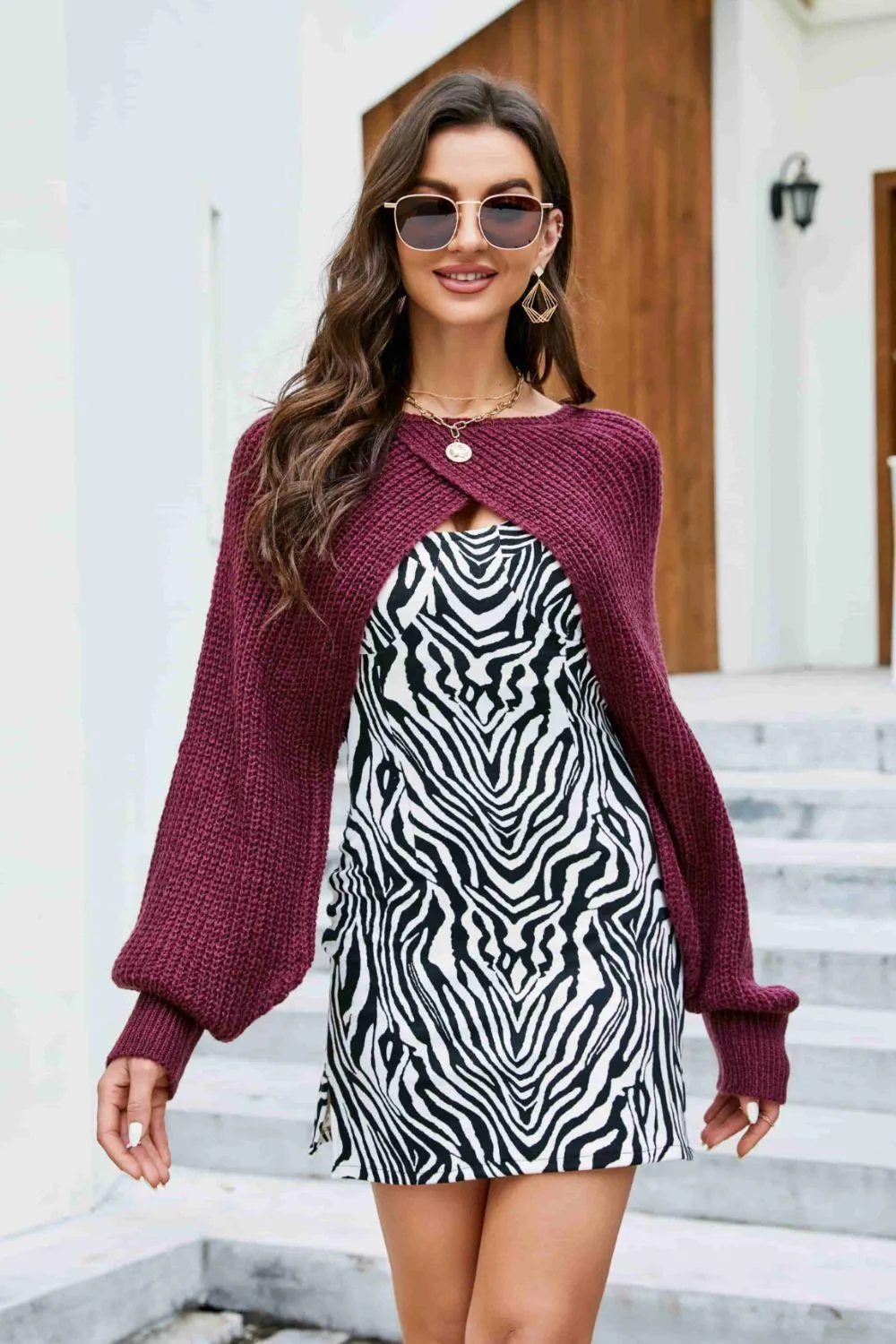 Latest Glam Cropped Poncho