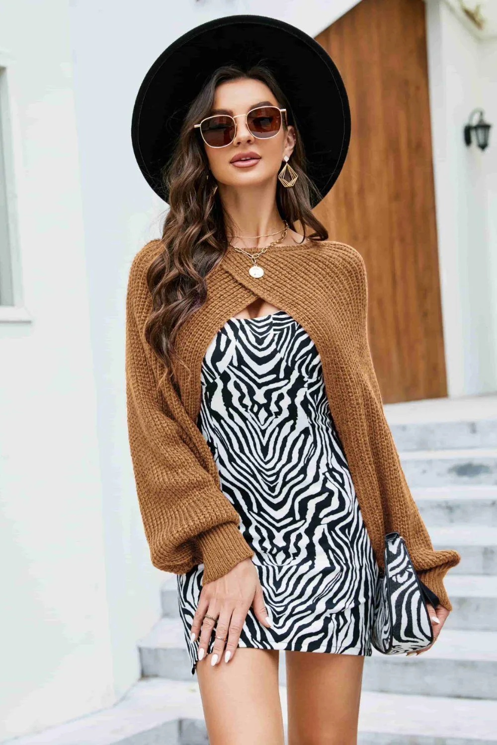 Latest Glam Cropped Poncho